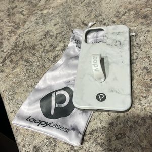 Marble White Loopy Case for iPhone 12 Pro